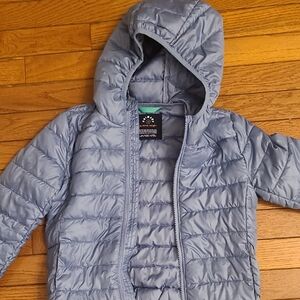 Kids Primary Puffer Jacket Dusk Color Size 5